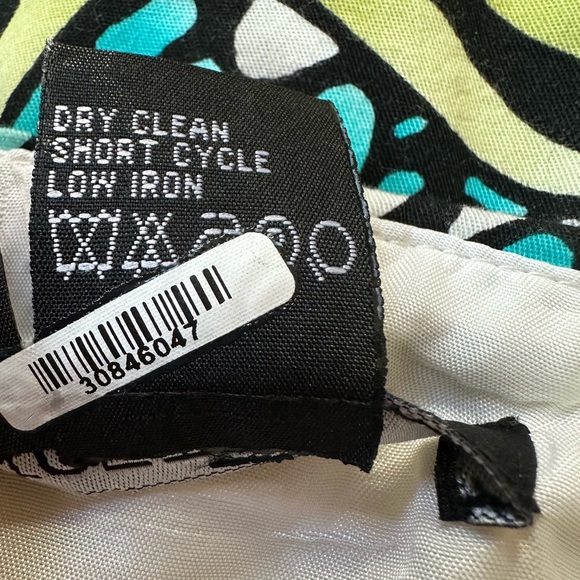 Etcetera Butterfly Print Skirt - Blue and Green size 12 - Picture 9 of 9